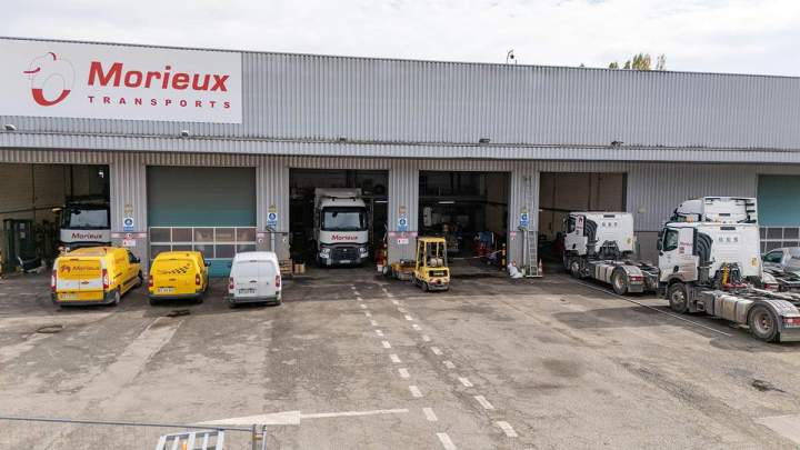 Transport de bennes au Grand-Quevilly